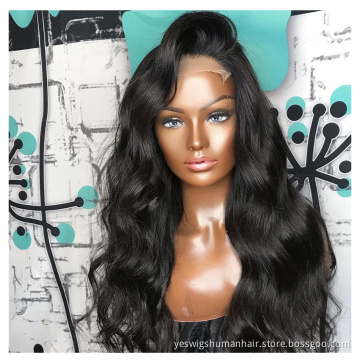 Wholesale Cheap Body Wave Raw Brazilian Virgin Human Hair Hd Full Transparent Lace Closure Wig Lace Front Wig For Black Women